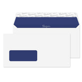Blake Pure Premium Envelopes DL Super White Wove Wallet Window Peel and Seal 120gsm 110x220mm (Pack 500) - RP81884